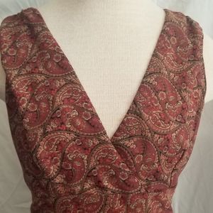 fall colored dress with a darker brown